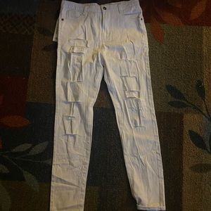 White NEW Ripped Jeans